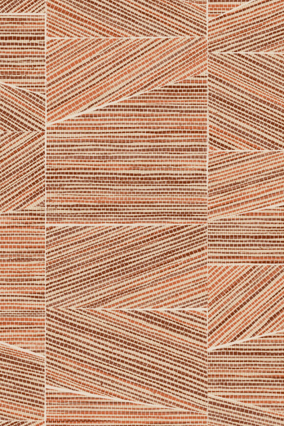 Arte Essentials totem Infinity behang in kleur Brick (18935) - Product close-up