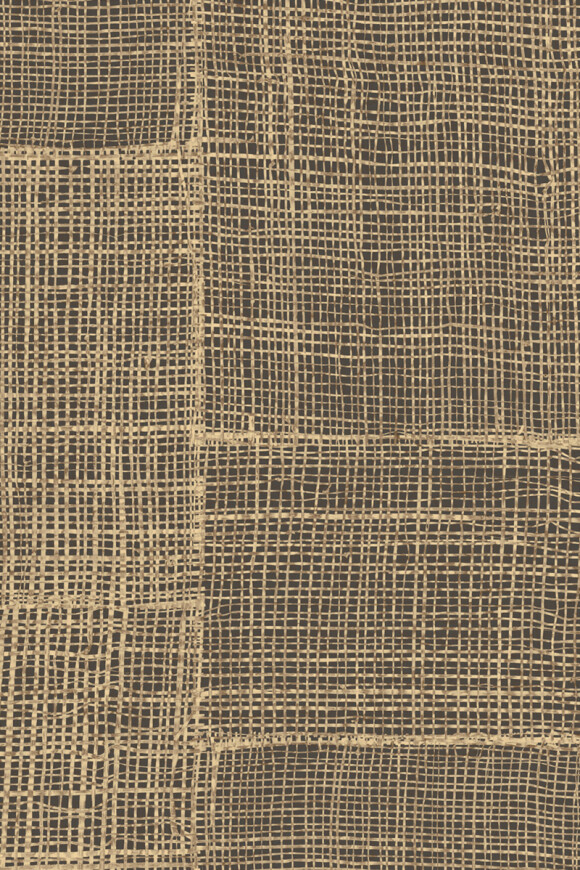 Arte Essentials-totem Rabane behang in kleur Rust Gold (18924) - Product close-up