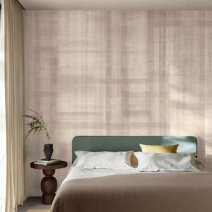 Arte Essentials washed linen Doudeville behang in kleur Fjord (59592) - Interieur impressie