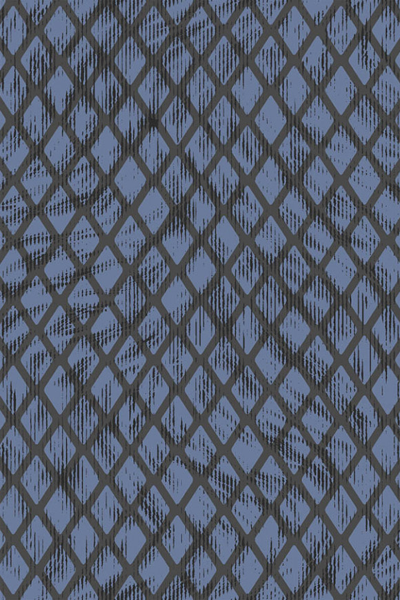 Moooi wallcovering extinct animals Aristo quagga behang in kleur Water (MO2033) - Product close-up