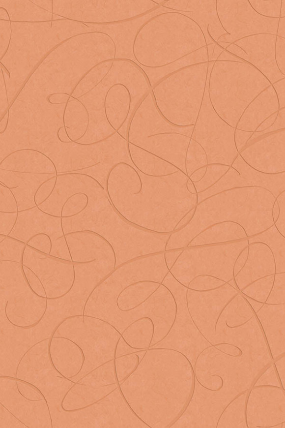 Moooi wallcovering extinct animals Calligraphy bird behang in kleur Blossom (MO2013) - Product close-up