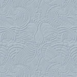 Moooi wallcovering extinct animals Dodo pavone behang in kleur Powdery Blue (MO2095) - Product close-up