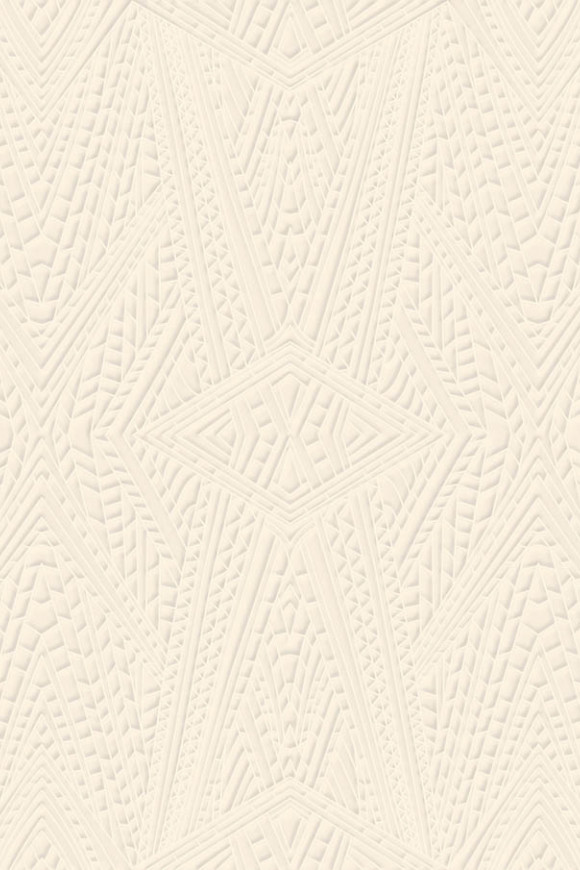 Moooi wallcovering extinct animals Dwarf rhino behang in kleur Egg Shell (MO2081) - Product close-up