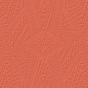 Moooi wallcovering extinct animals Dwarf rhino behang in kleur Brick (MO2084) - Product close-up