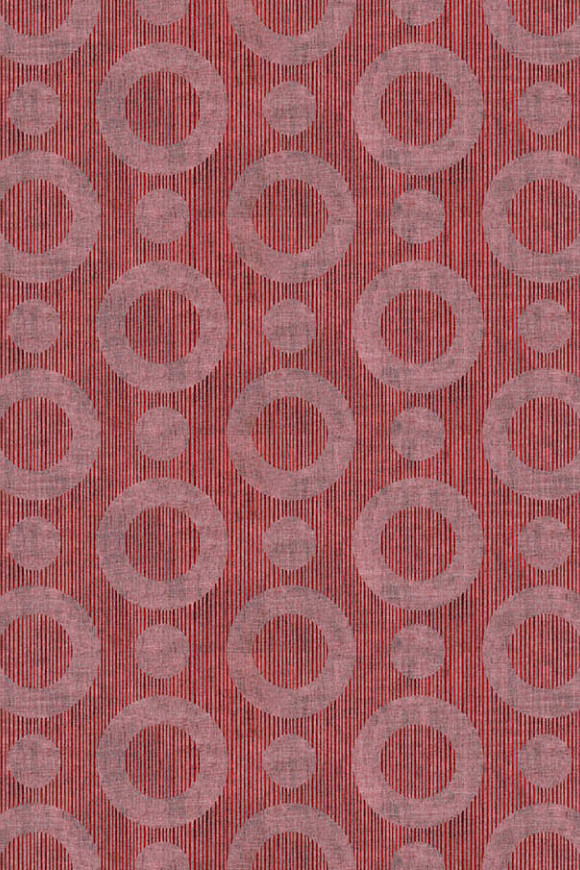 Moooi wallcovering extinct animals Umbrella squid behang in kleur Rose (MO2061) - Product close-up