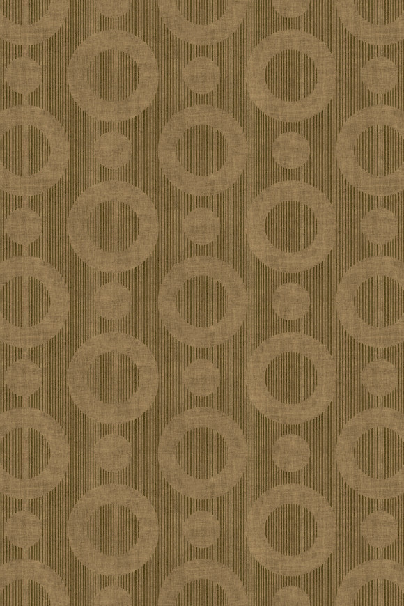 Moooi wallcovering extinct animals Umbrella squid behang in kleur Gold (MO2062) - Product close-up