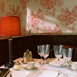 Flamant the wallpaper collection Flower behang in kleur Orient Express (40083) - Interieur impressie