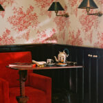 Flamant the wallpaper collection Flower behang in kleur Orient Express (40083) - Interieur impressie