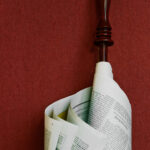 Flamant the wallpaper collection Lin behang in kleur Rouge Castille (40006) - Interieur impressie