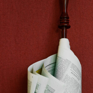 Flamant the wallpaper collection Lin behang in kleur Rouge Castille (40006) - Interieur impressie