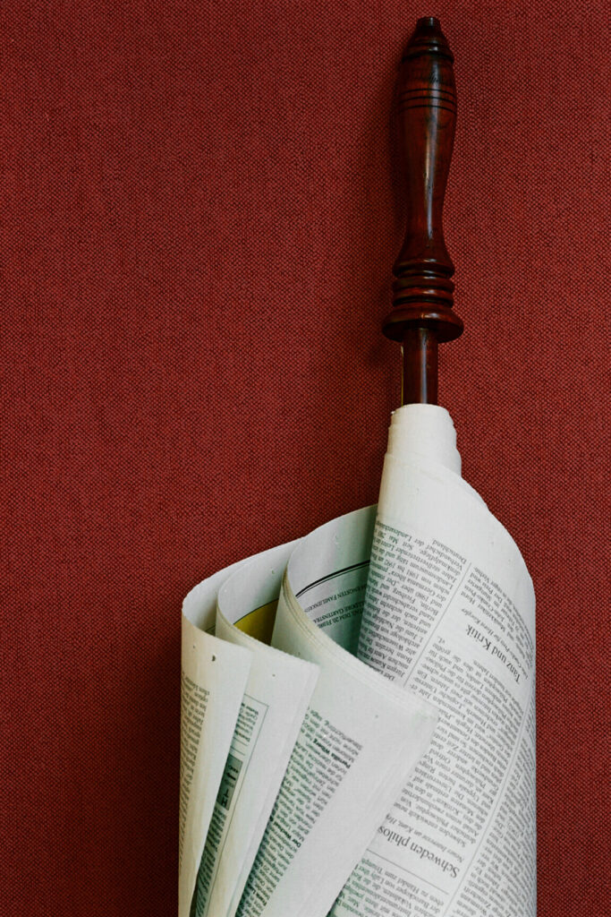 Flamant the wallpaper collection Lin behang in kleur Rouge Castille (40006) - Interieur impressie