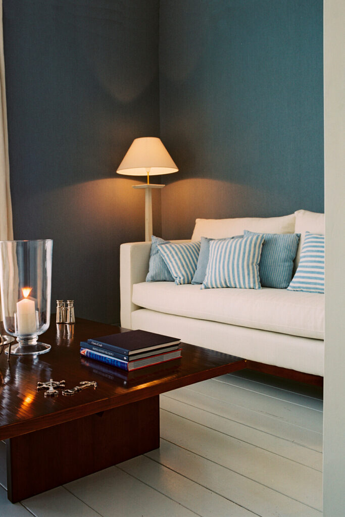 Flamant the wallpaper collection Lin behang in kleur Baleine (40015) - Interieur impressie