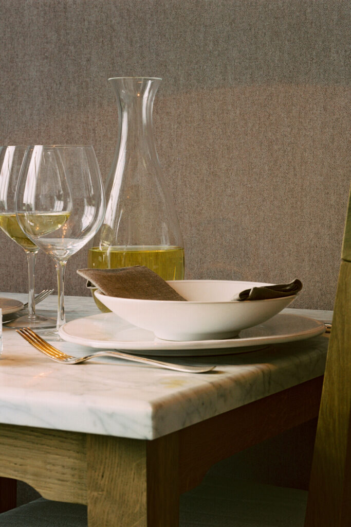 Flamant the wallpaper collection Lin behang in kleur Potatoes (40019) - Interieur impressie