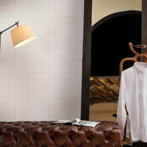 Flamant caractere Carreaux behang in kleur Fantôme (12071) - Interieur impressie