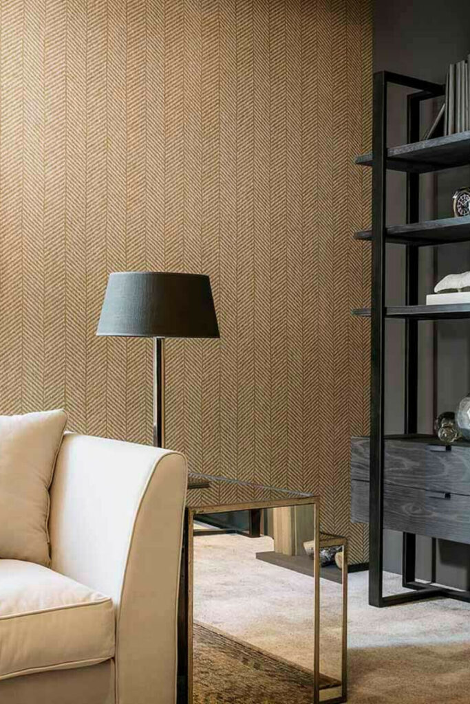 Flamant caractere Costume behang in kleur Mistral (12020) - Interieur impressie