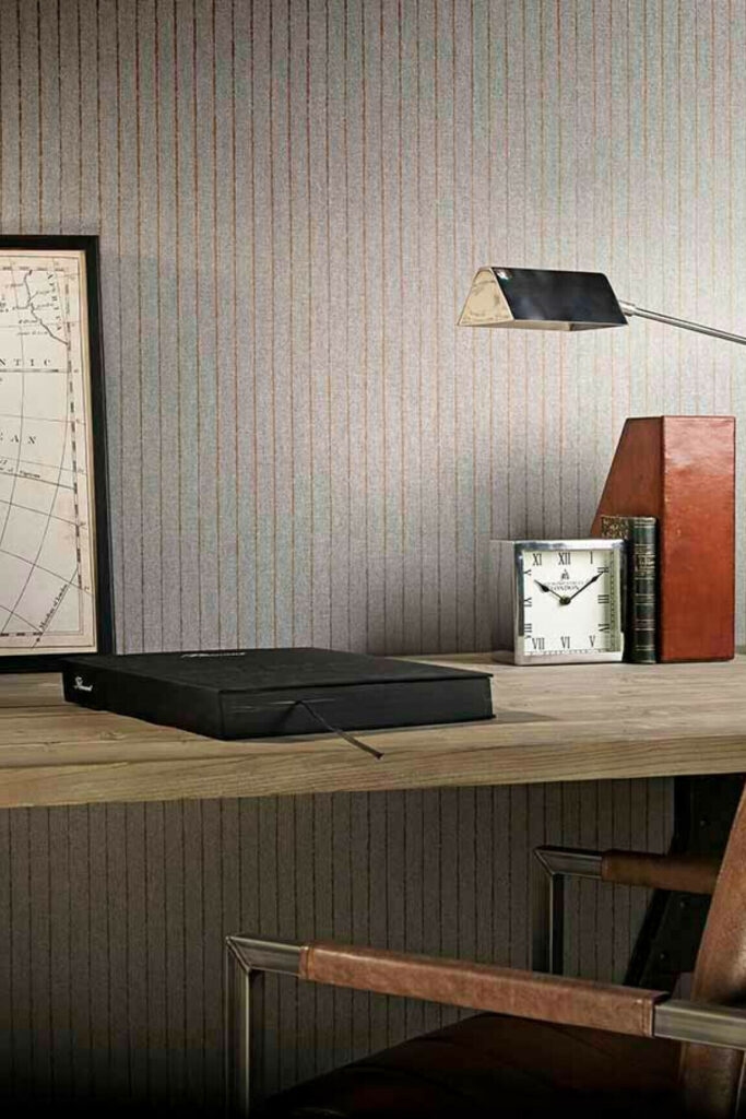 Flamant caractere Craie behang in kleur Bristol (12000) - Interieur impressie