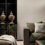 Flamant caractere Craie behang in kleur Bain de Boue (12002) - Interieur impressie