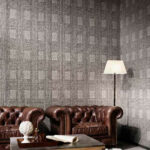 Flamant caractere Heritage behang in kleur Cimento (12012) - Interieur impressie