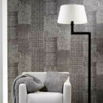 Flamant caractere Patchwork behang in kleur Bristol (12051) - Interieur impressie