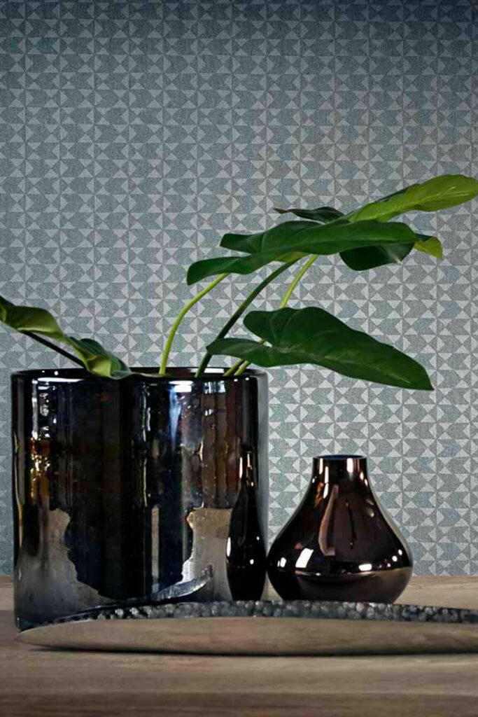 Flamant caractere Rythmique behang in kleur Baleine (12040) - Interieur impressie