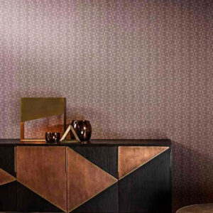 Flamant caractere Rythmique behang in kleur Muscade (12043) - Interieur impressie