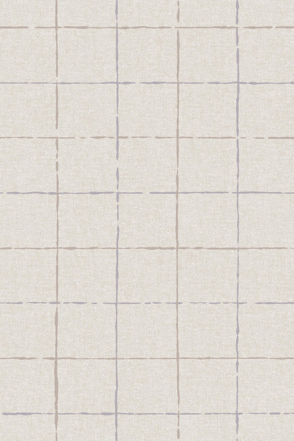 Flamant caractere Carreaux behang in kleur Fantôme (12071) - Product close-up