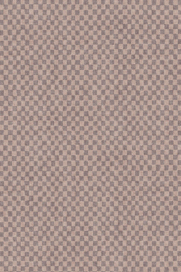 Flamant caractere Damier behang in kleur Muscade (12060) - Product close-up