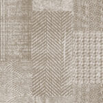 Flamant caractere Patchwork behang in kleur Flax (12050) - Product close-up