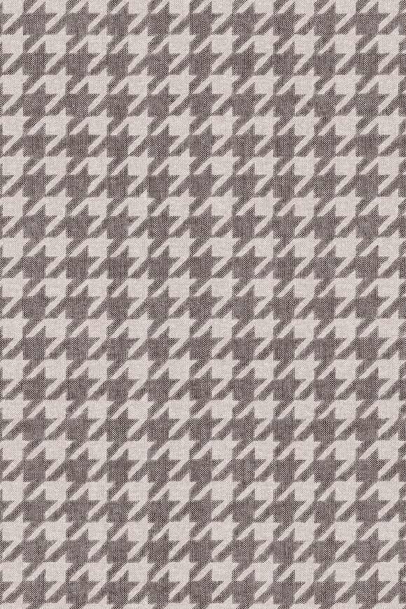 Flamant caractere Pied de poule behang in kleur Stone (12081) - Product close-up