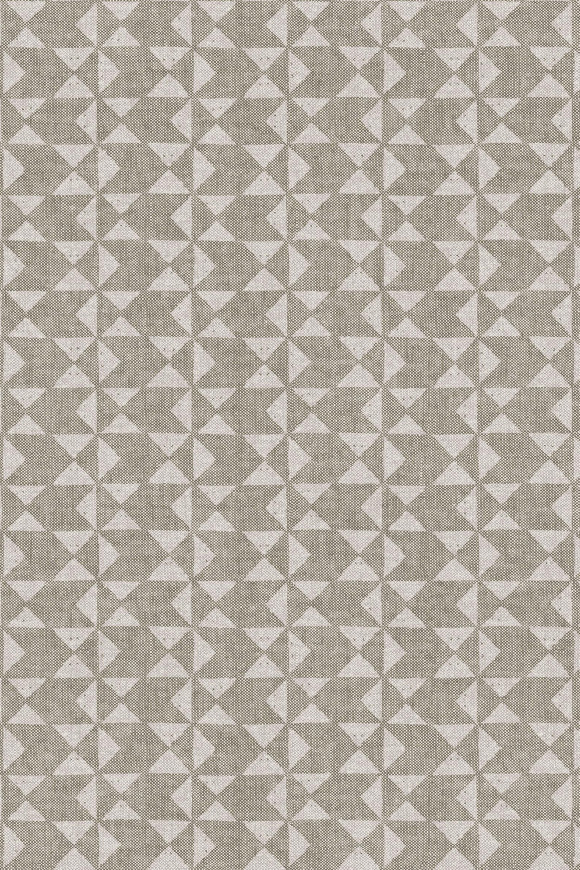 Flamant-caractere Rythmique behang in kleur Stone (12041) - Product close-up