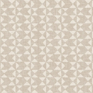 Flamant-caractere Rythmique behang in kleur Bone (12042) - Product close-up