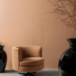 Flamant honore Lin behang in kleur Vallauris (78032) - Interieur impressie