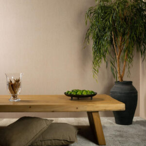 Flamant honore Lin behang in kleur Hemp (78043) - Interieur impressie