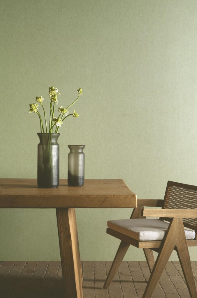 Flamant honore Lin normandie behang in kleur Neptune (78212) - Interieur impressie