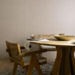 Flamant honore Lin normandie behang in kleur Zen (78216) - Interieur impressie