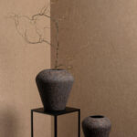 Flamant honore Lin normandie behang in kleur Paillotte (78221) - Interieur impressie