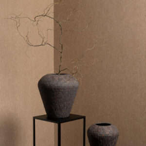 Flamant honore Lin normandie behang in kleur Paillotte (78221) - Interieur impressie