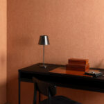 Flamant honore Lin normandie behang in kleur Hotchips (78231) - Interieur impressie