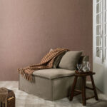 Flamant honore Terre de lin behang in kleur Dada (78263) - Interieur impressie