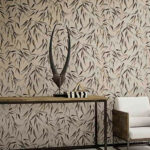 Flamant les memoires Bambou behang in kleur Bord de Seine (80022) - Interieur impressie