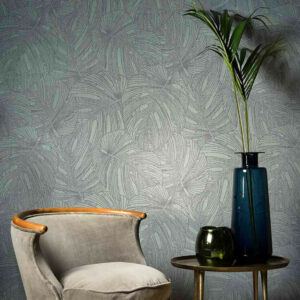 Flamant les memoires Laventure behang in kleur Esmeralda (80092) - Interieur impressie