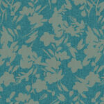 Flamant les memoires Bouton dor behang in kleur Curaçao (80060) - Product close-up