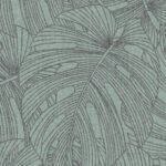 Flamant les memoires Laventure behang in kleur Esmeralda (80092) - Product close-up