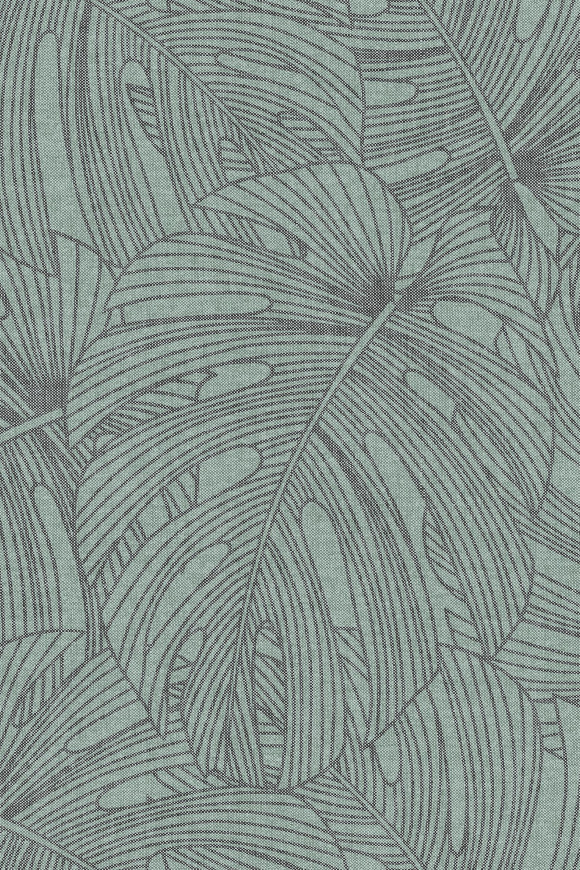 Flamant les memoires Laventure behang in kleur Esmeralda (80092) - Product close-up