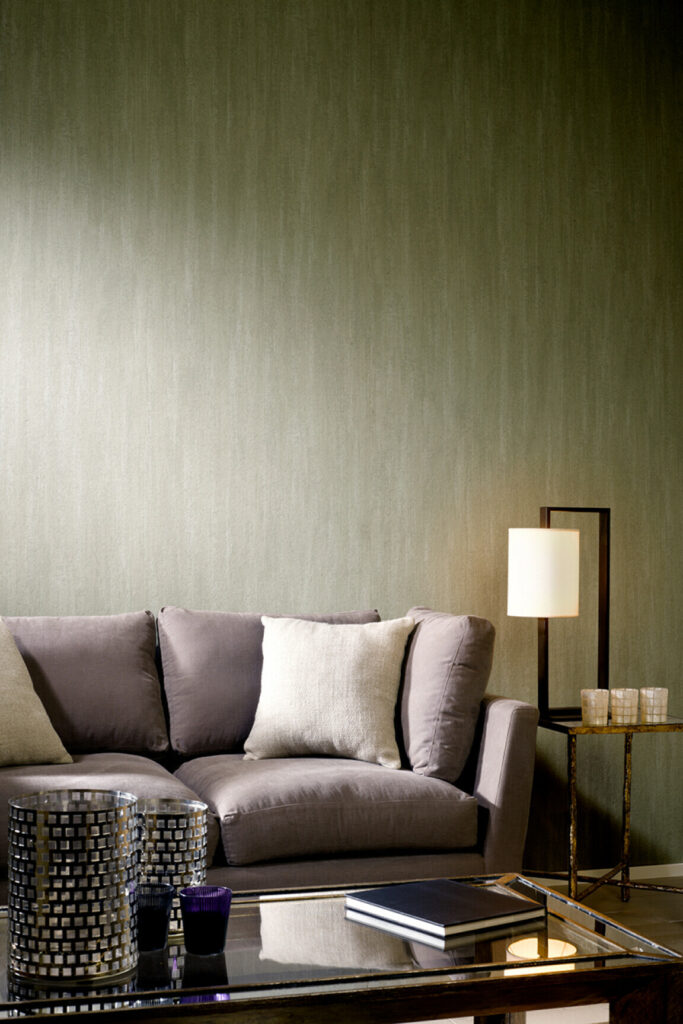 Flamant les mineraux Opale behang in kleur Rivage (50017) - Interieur impressie