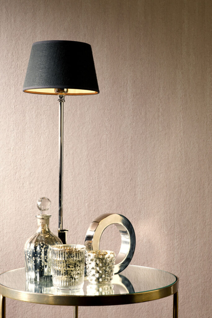 Flamant les mineraux Opale behang in kleur Tourterelle (50021) - Interieur impressie