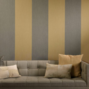 Flamant les rayures stripes Grande stripe behang in kleur Noordzeestrand et Bristol (30025) - Interieur impressie