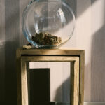 Flamant les rayures stripes Stripe behang in kleur Nocturne Paris Bohème (30017) - Interieur impressie