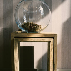 Flamant les rayures stripes Stripe behang in kleur Nocturne Paris Bohème (30017) - Interieur impressie