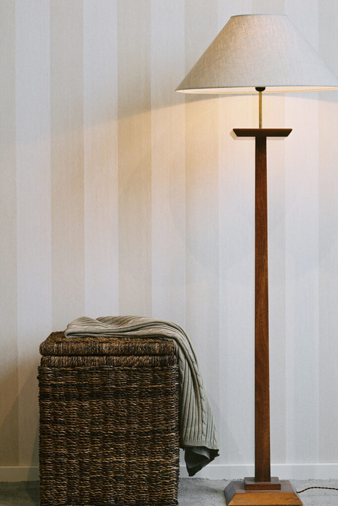 Flamant les rayures stripes Stripe behang in kleur Winter Resort (40043) - Interieur impressie